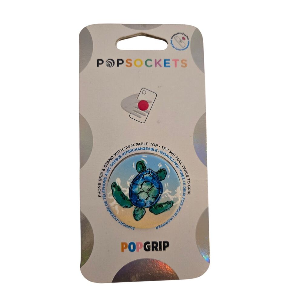 PopSockets PopGrip – Turtle Design Phone Grip & Stand